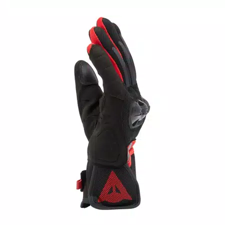 MIG 3 AIR - MEN'S MOTORCYCLE TEXTILE SUMMER GLOVES - BLACK/RED-LAVA - 4