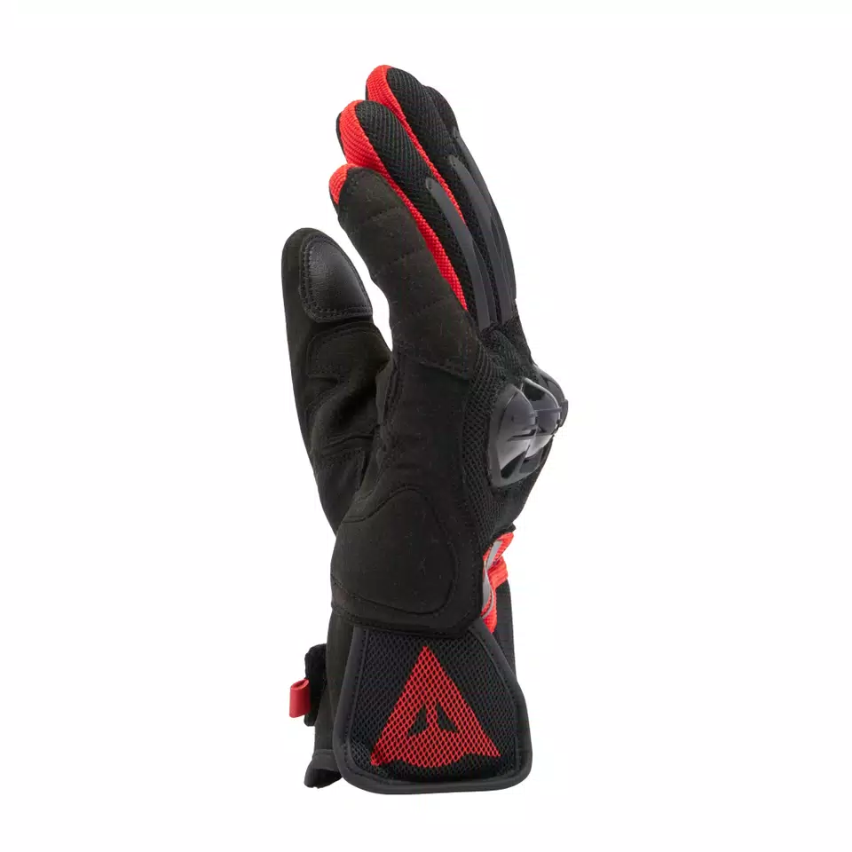 MIG 3 AIR - MEN'S MOTORCYCLE TEXTILE SUMMER GLOVES - BLACK/RED-LAVA - 4