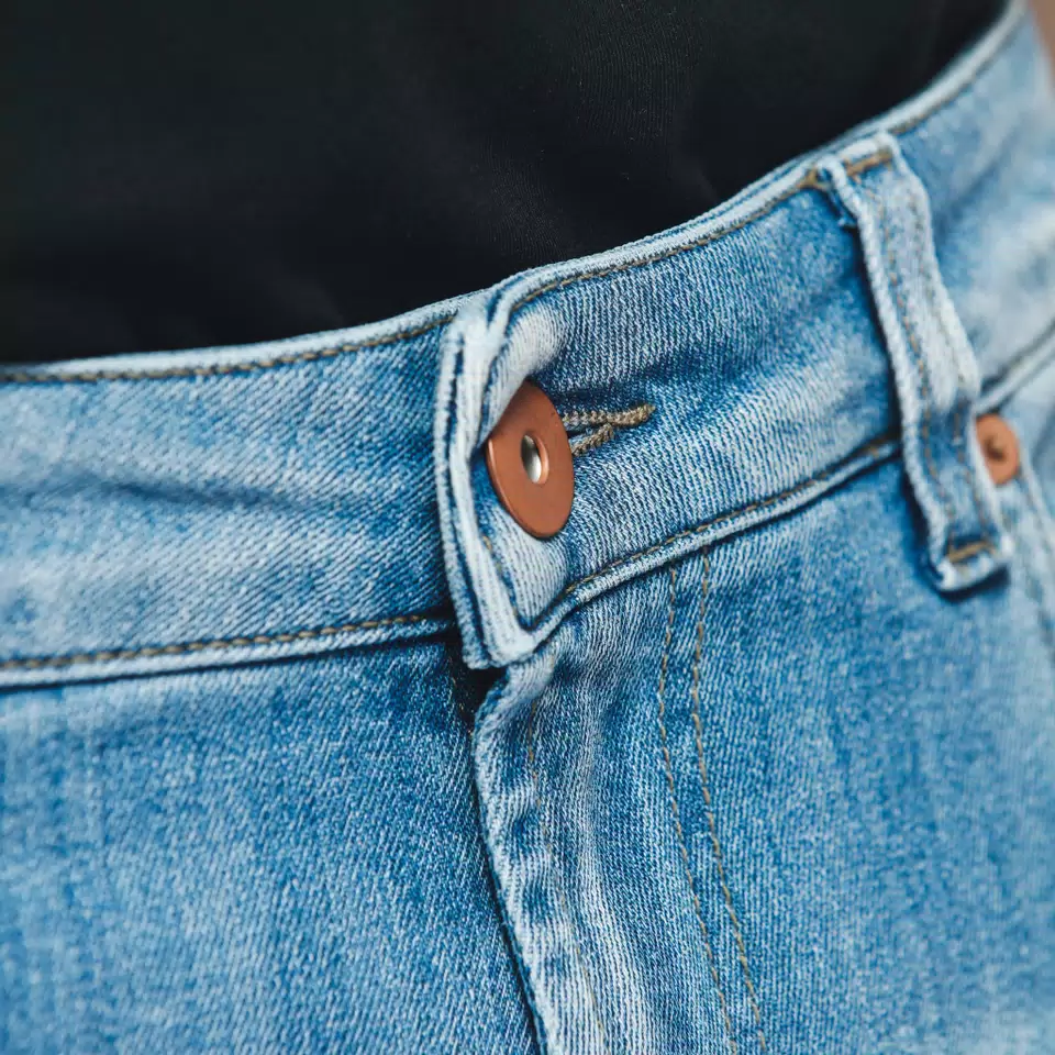 DENIM STONE SLIM TEX PANTS - LIGHT-BLUE - 7