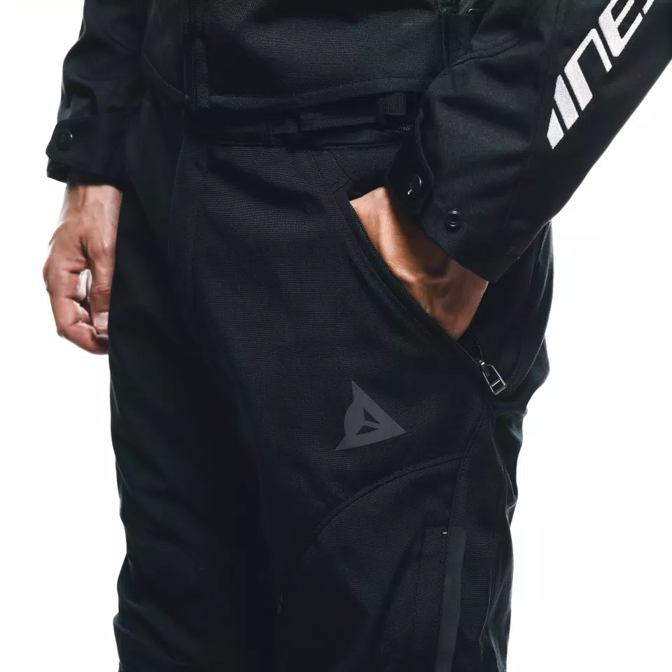 DRAKE 2 AIR - HEREN MOTORFIETSBROEK VOOR DE ZOMER IN STOF - BLACK/BLACK - 7