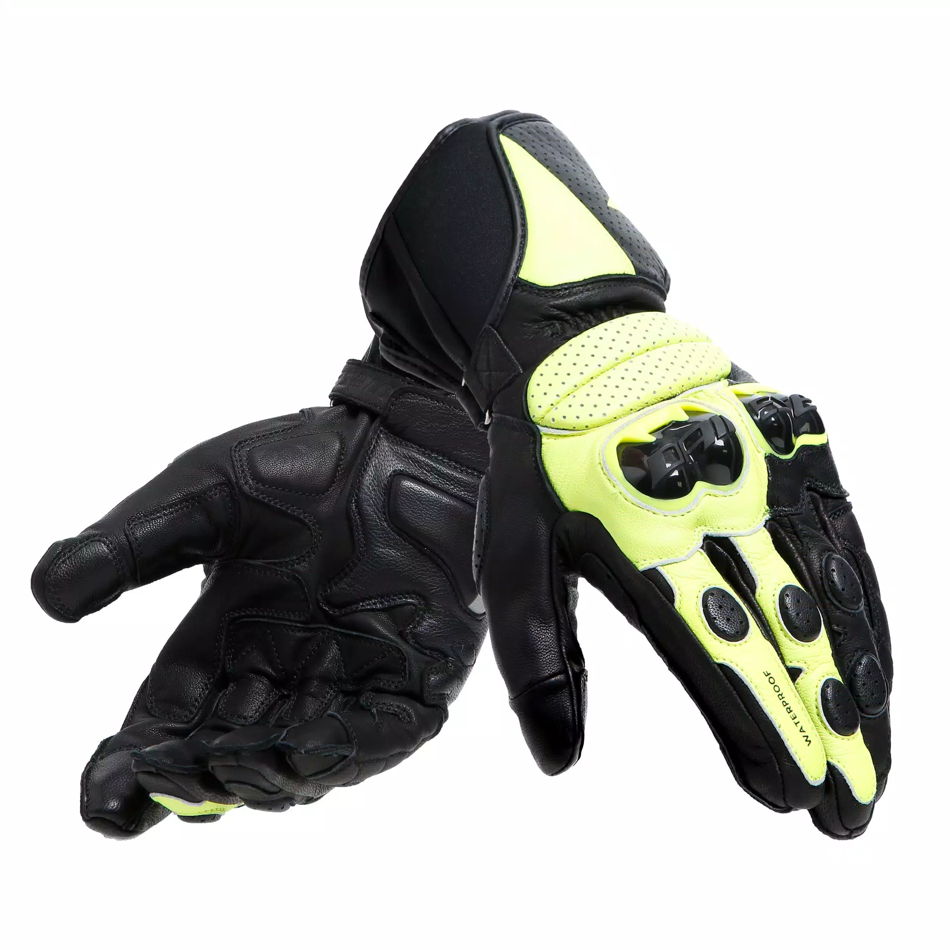 【名入れ無料】 IMPETO D-DRY Dainese | BLACK/FLUO-YELLOW | GLOVES バイクウェア・装備