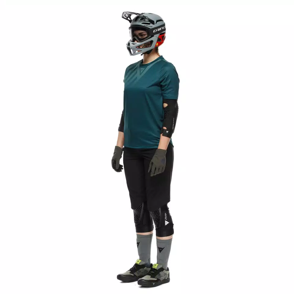 HG AER JERSEY SS - MAILLOT DE VÉLO MANCHES COURTES POUR FEMME - DEEP GREEN - 4