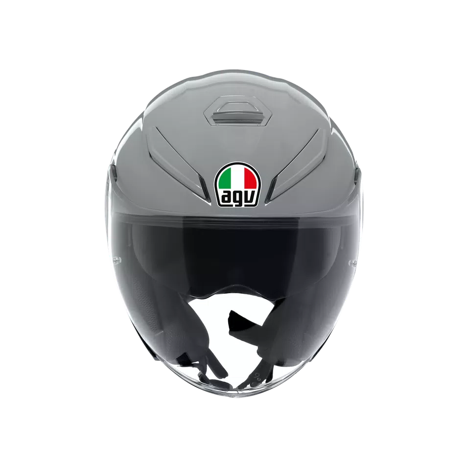 K5 JET EVO MONO NARDO GREY - MOTORBIKE OPEN FACE HELMET E2206 -  - 2