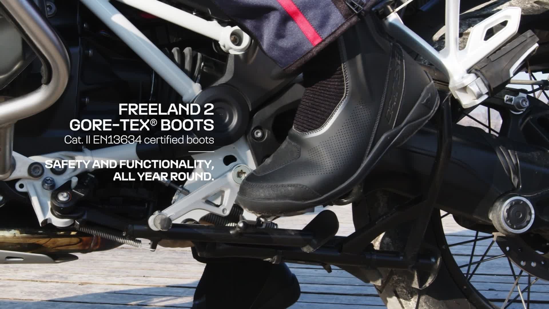 バイクウェア・装備 FREELAND 2 LADY EU38 FREELAND 2 GORE-TEX® - WOMEN'S WATERPROOF MOTORCYCLE TOURING BOOTS