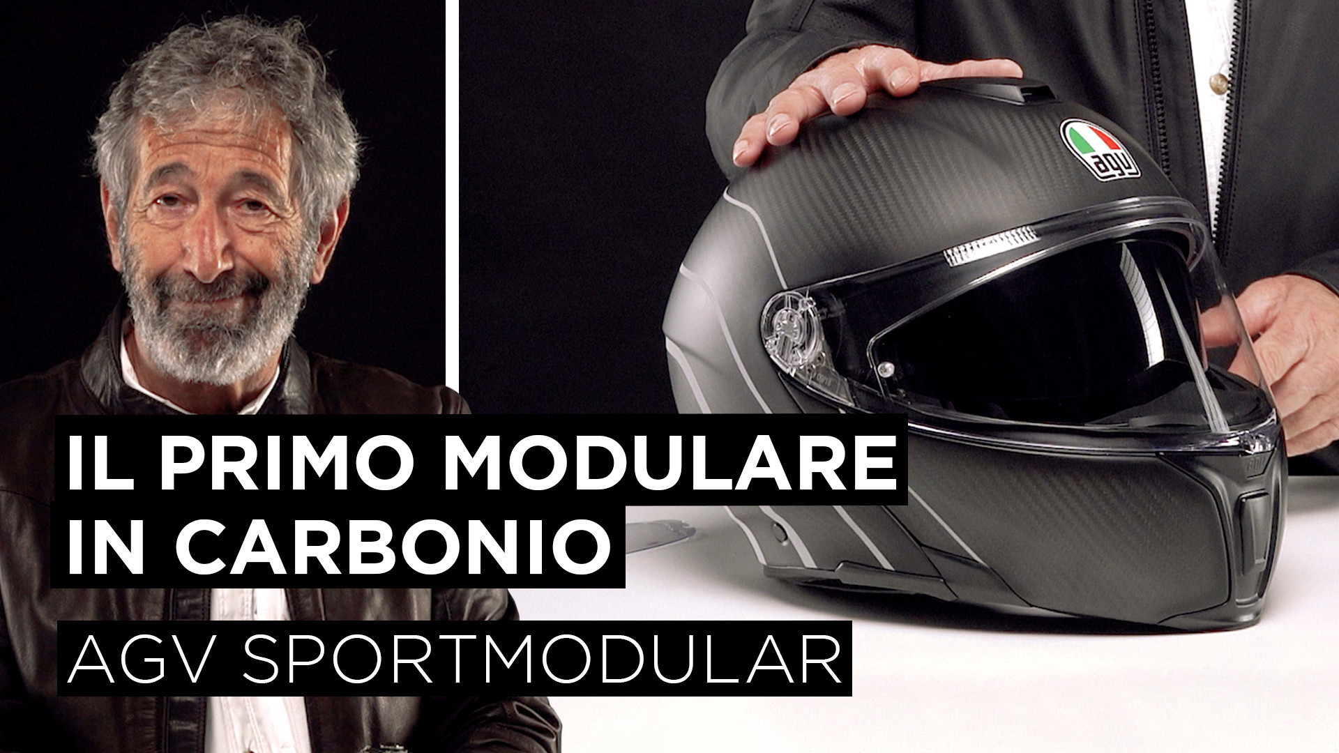 Casco agv sportmodular online carbon