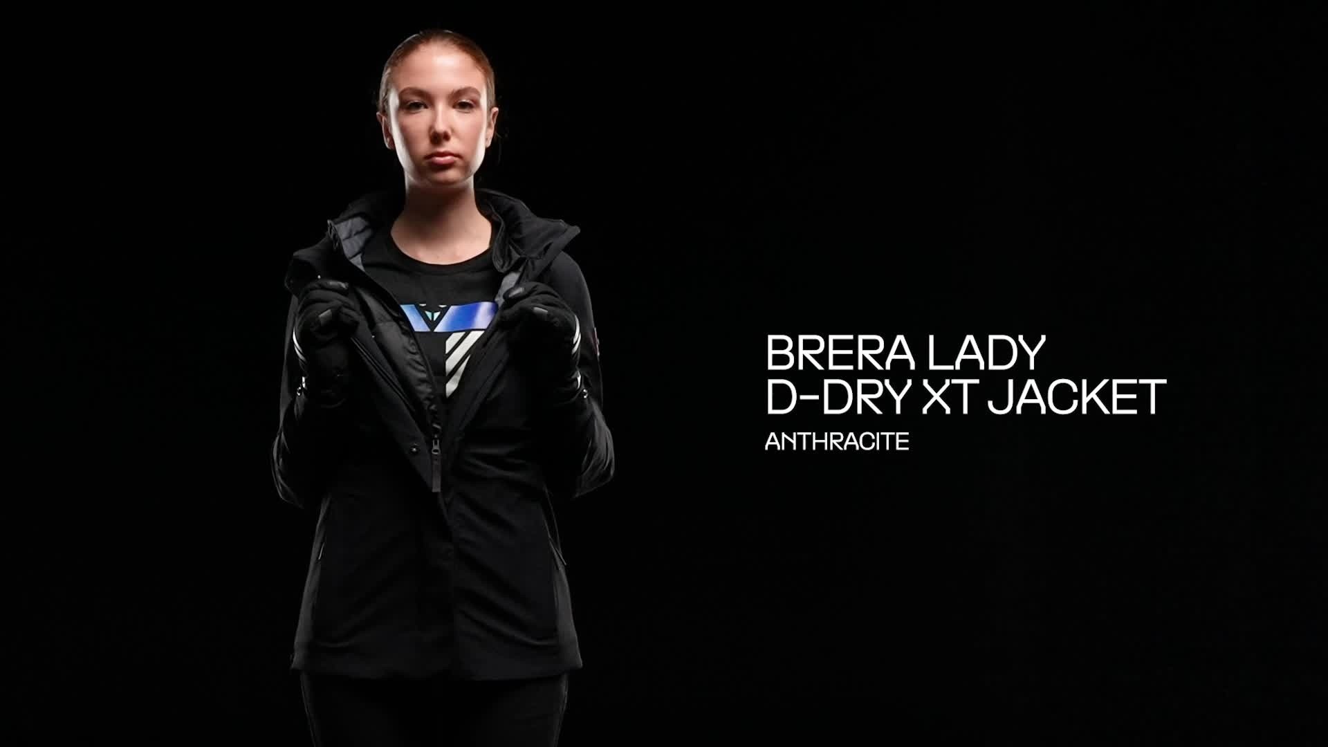 BRERA LADY D-DRY® XT JACKET | ANTHRACITE | Dainese