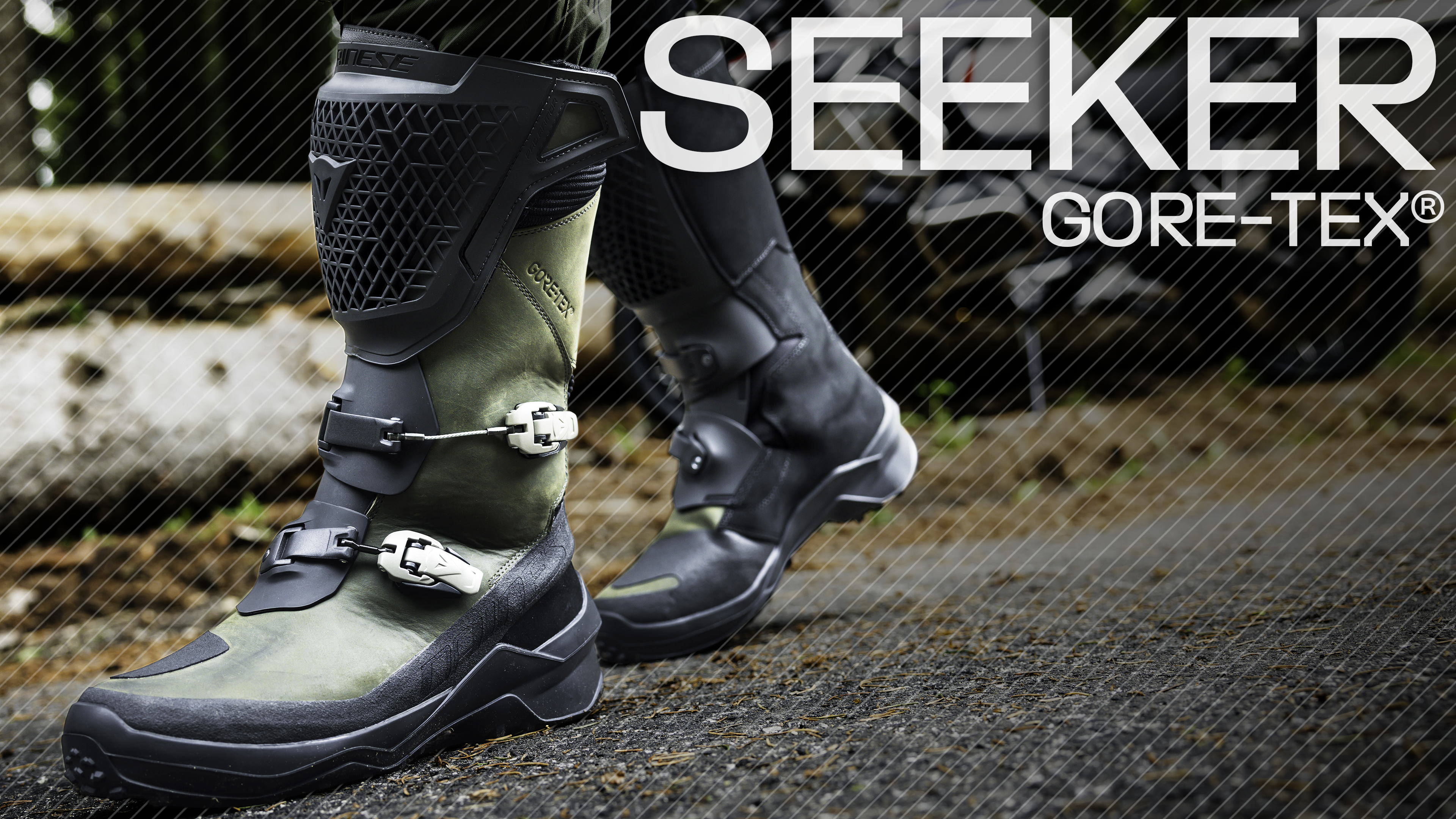 Klim Botas Moto Adventure Goretex Verde