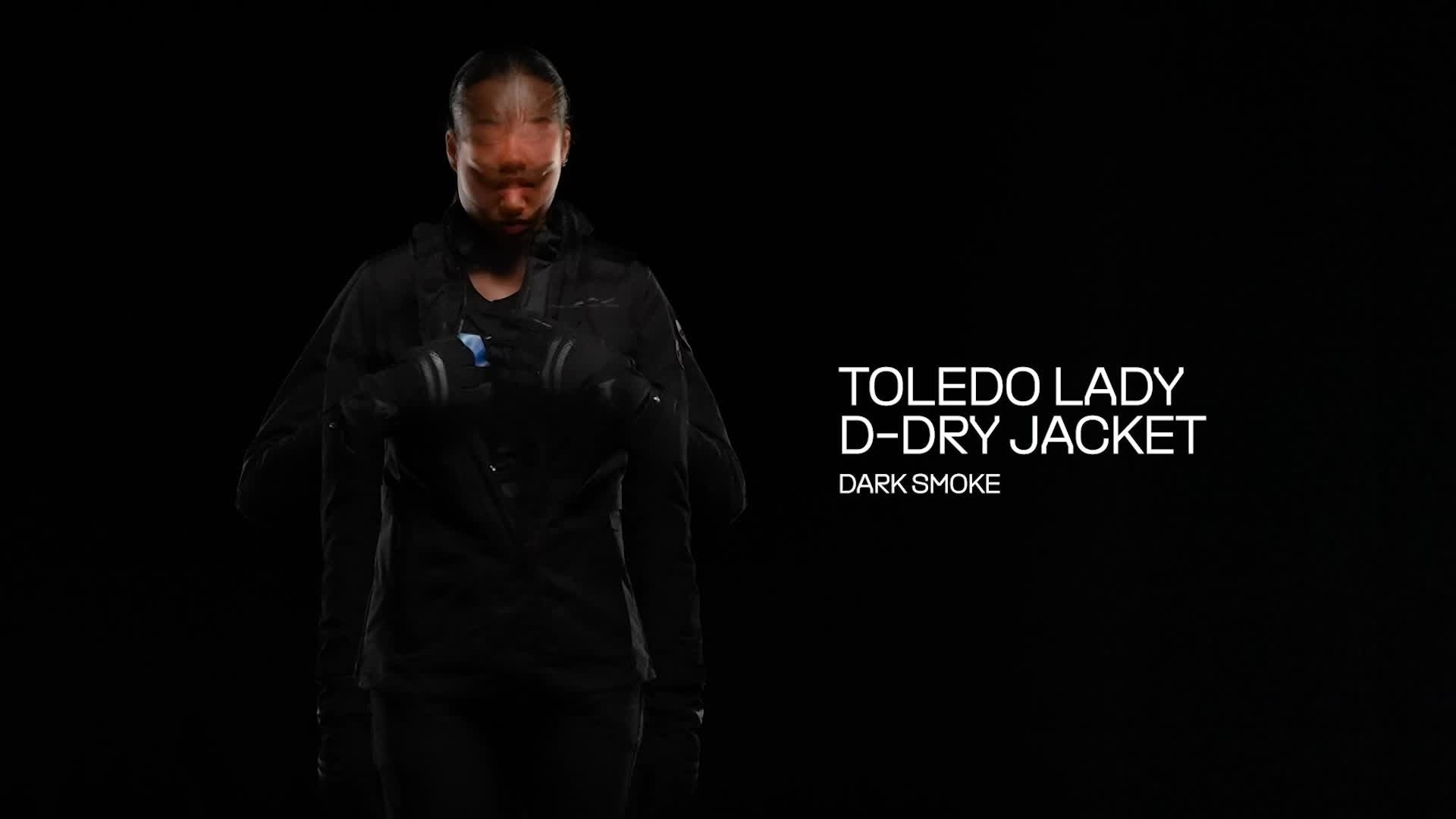 TOLEDO D-DRY® - WOMEN'S WATERPROOF MOTORCYCLE JACKET | BRONZE