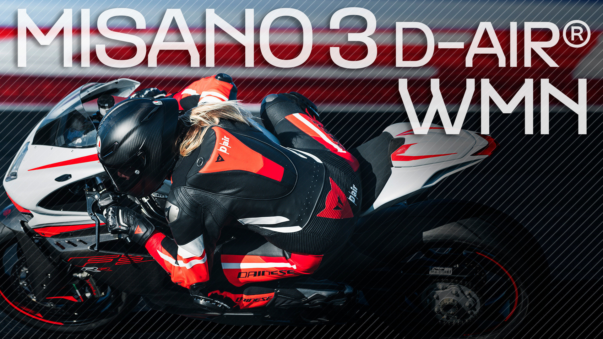 MISANO 3 D-AIR® - WOMEN'S ONE-PIECE PERFORATED LEATHER MOTORCYCLE